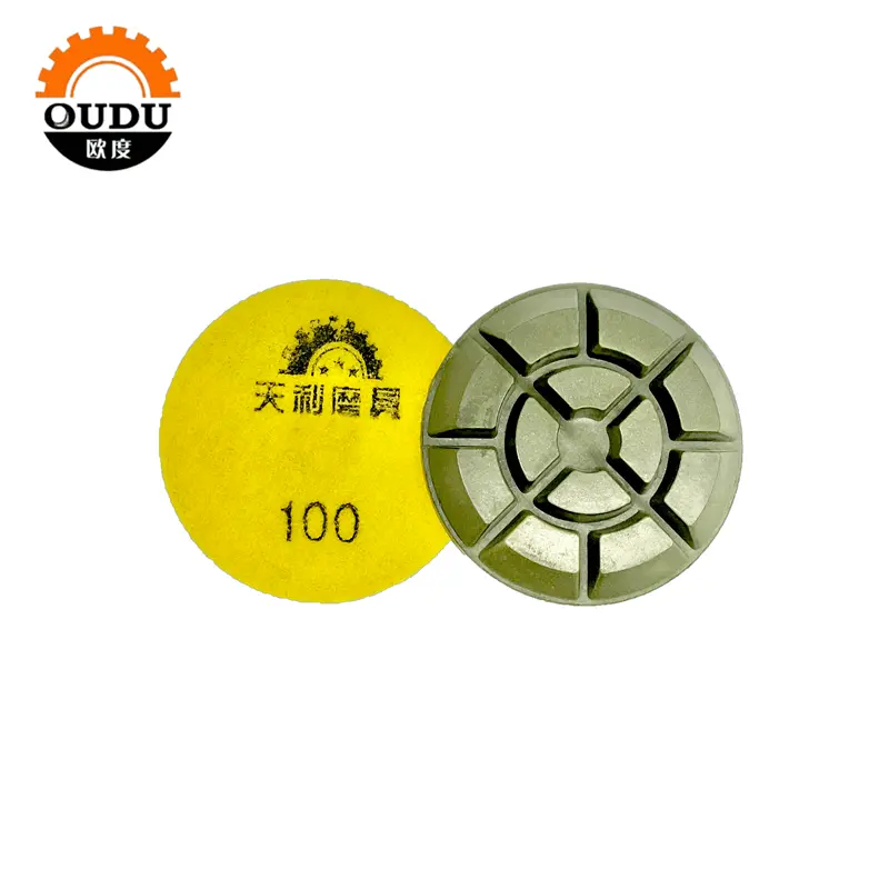 Diamond metal grinding disc floor polishing pad
