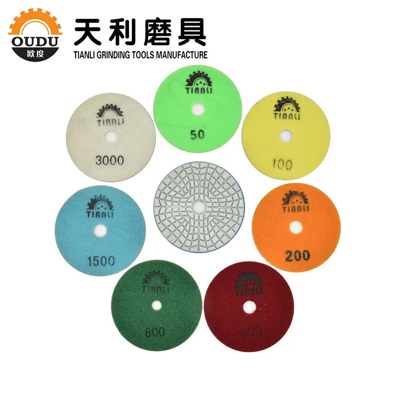 Wet Ceramic Polishing Pads for granite