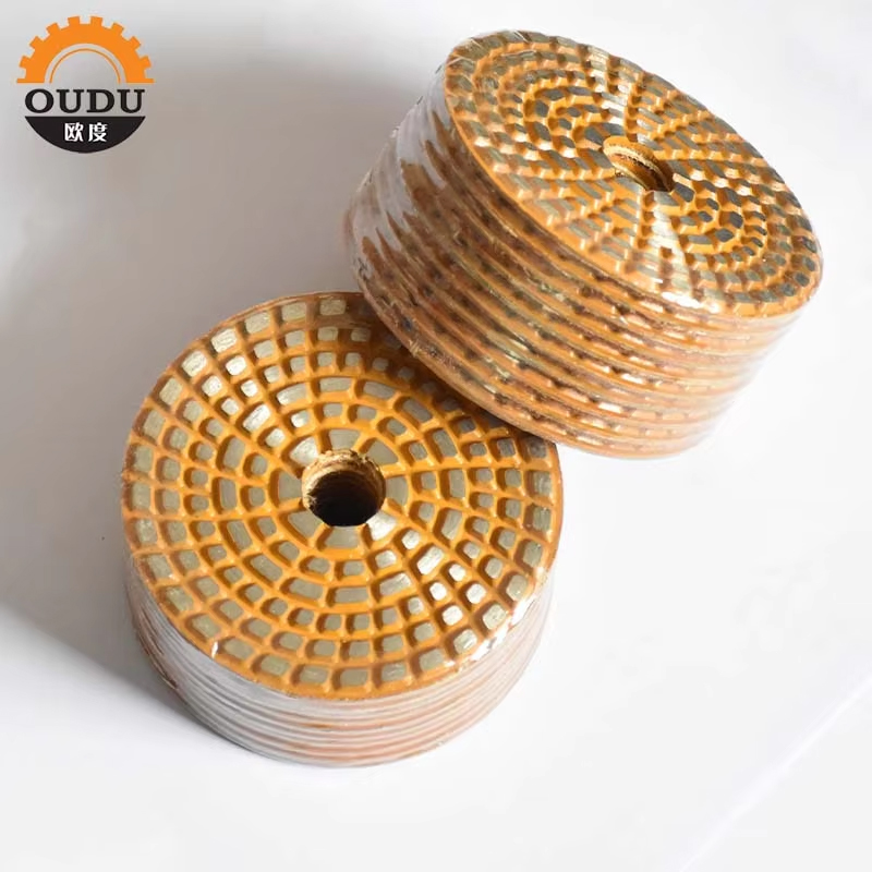 4Inch Brown-Yellow Metal Grinding Disc