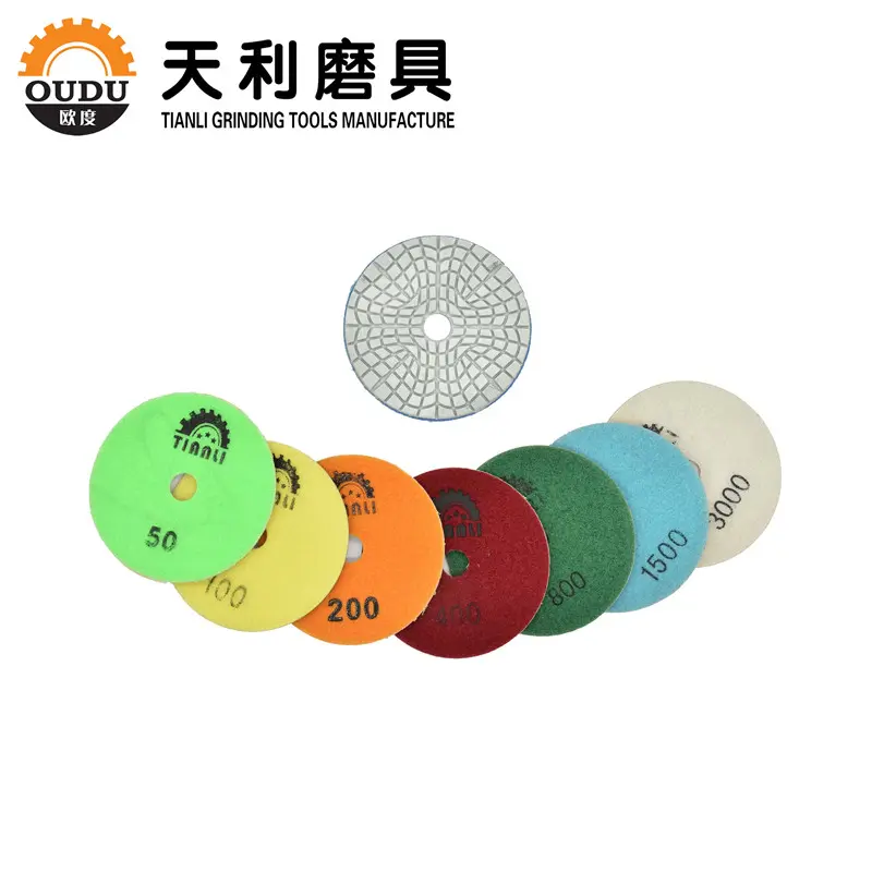 Wet Ceramic Polishing Pads for granite