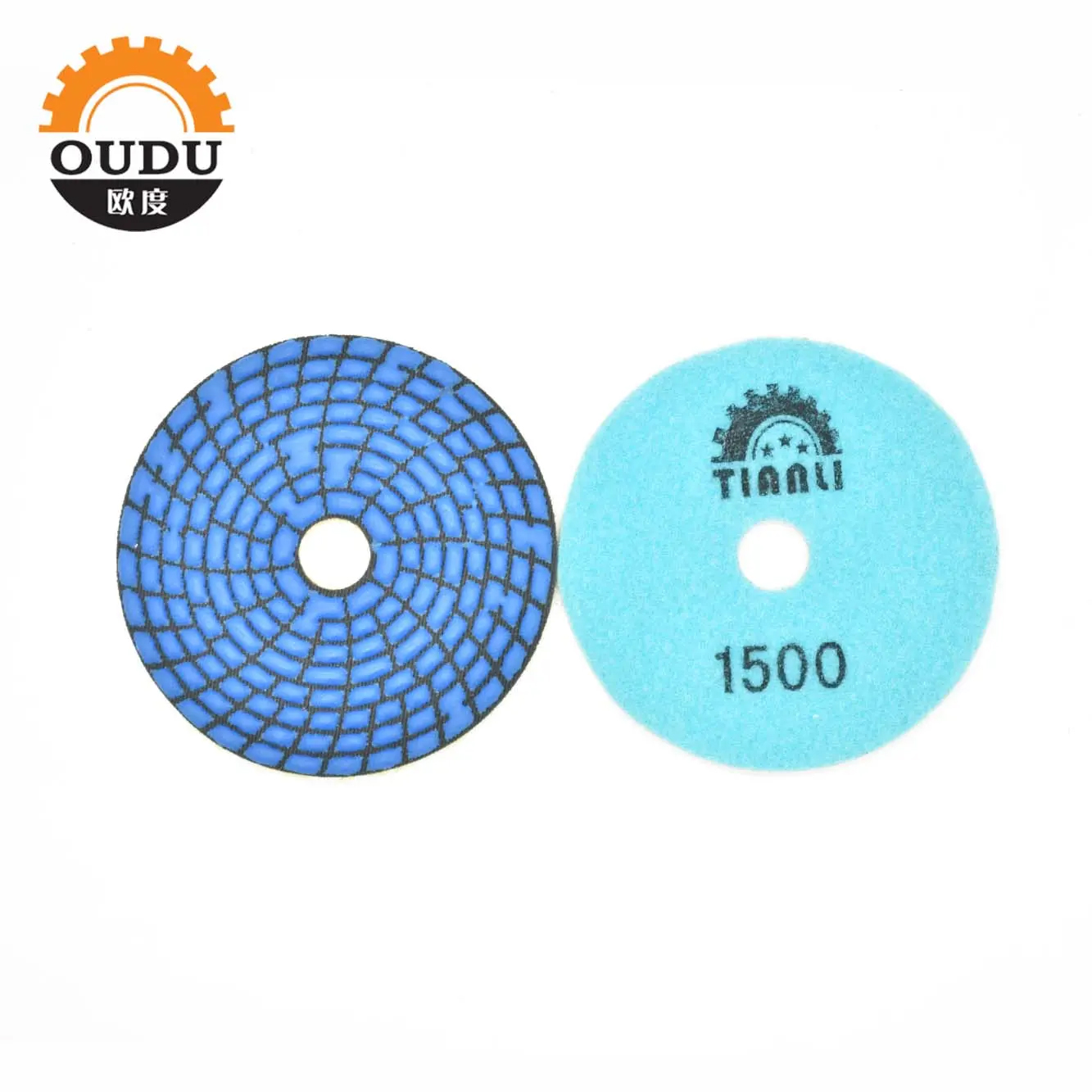 Turbine-Shaped Blue Dry Grinding Disc